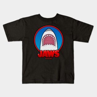 jaws, cute, kawaii, chibi Kids T-Shirt